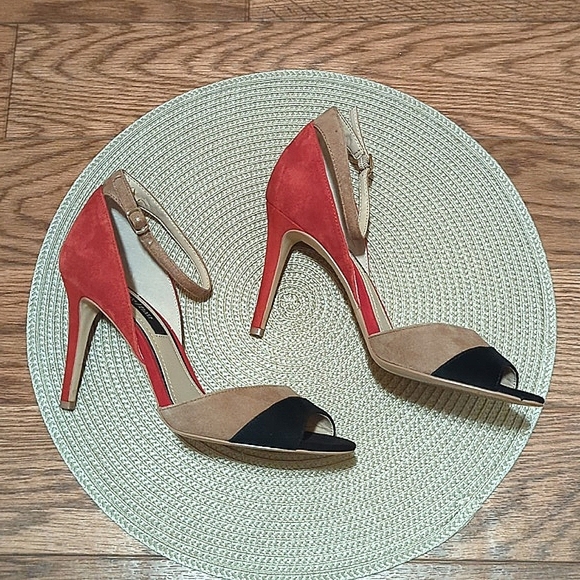 White House Black Market Shoes - White House Black Market suede heels